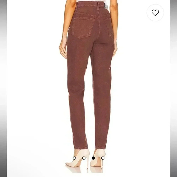 NWT Mother Snacks High Waist Twizzy Skimp French Roast size 25 - Picture 11 of 12